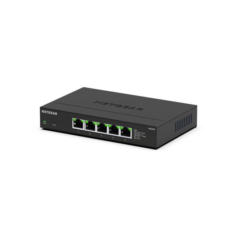 NETGEAR MS305E Unmanaged 2.5G Ethernet (100 1000 2500) Black NETGEAR MS305E Unmanaged 2.5G Ethernet (100 1000 2500) Black
