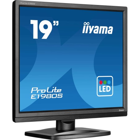 iiyama ProLite E1980S-B1 computer monitor 19" 1280 x 1024 pixels VGA LED Black