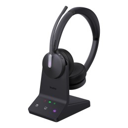 Yealink WH64 Dual Teams Headset Wireless Head-band Office Call center USB Type-C Bluetooth Black