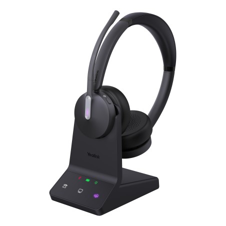 Yealink WH64 Dual Teams Headset Wireless Head-band Office Call center USB Type-C Bluetooth Black
