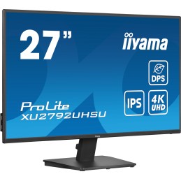 iiyama ProLite XU2792UHSU-B6 écran plat de PC 68,6 cm (27") 3840 x 2160 pixels 4K Ultra HD LED Noir