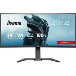 iiyama G-MASTER Sei immer vorne mit dabei mit dem 34" (86.4 cm) GCB3484WQSU-B1 Red Eagle Curved Monitor mit 180Hz
