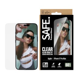 PanzerGlass SAFE. by ® Screen Protector iPhone 17 Pro Max | Ultra-Wide Fit w. EasyAligner Protection d'écran transparent Apple