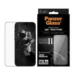 PanzerGlass ® Ceramic II Displayschutz iPhone 17 Pro Max | Ultra-Wide Fit m. EasyAligner