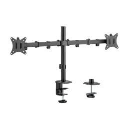 Equip 17"-32" Gelenk-Dual-Monitor-Tischhalterung