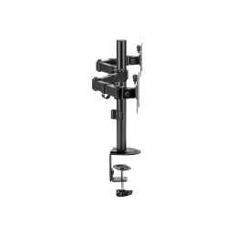 Equip 17"-32" Gelenk-Dual-Monitor-Tischhalterung