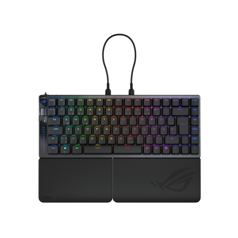 ASUS ROG Falcata teclado Juego USB + RF Wireless + Bluetooth QWERTZ Alemán Negro ASUS ROG Falcata teclado Juego USB + RF Wireless + Bluetooth QWERTZ Alemán Negro