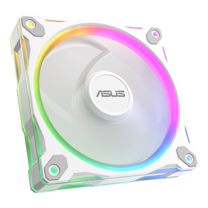 ASUS Prime MR120 Fan ARGB Reverse White Boitier PC Ventilateur 12 cm Blanc