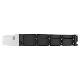 QNAP TS-H1887XU-RP NAS Rack (2U) Intel Xeon E E-2336 32 GB DDR4 0 TB QuTS hero Schwarz, Weiß