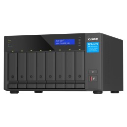 QNAP TVS-h874X NAS Tower Intel® Core™ i9 64 Go DDR4 0 To QuTS hero Noir