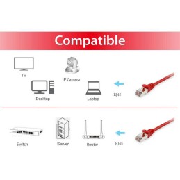 Equip 606511 câble de réseau Rouge 30 m Cat6a S FTP (S-STP)