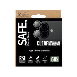 PanzerGlass SAFE. by ® Camera Lens Protector Transparent iPhone 17 | iPhone 16 | 16 Plus Protector de pantalla Apple 1 pieza(s)