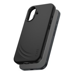 PanzerGlass CARE by ® Feature FLOW Case Black w. MagSafe iPhone 17 funda para teléfono móvil Negro