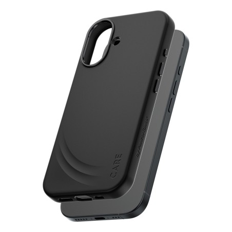 PanzerGlass CARE by ® Feature FLOW Case Black w. MagSafe iPhone 17 funda para teléfono móvil Negro