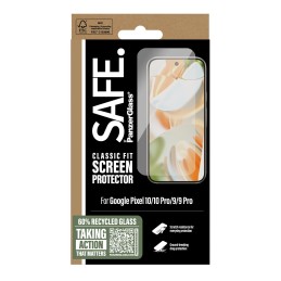PanzerGlass SAFE. by ® Screen Protector Google Pixel 10 | 10 Pro | 9 | 9 Pro | Classic Fit Clear screen protector 1 pc(s) PanzerGlass SAFE. by ® Screen Protector Google Pixel 10 | 10 Pro | 9 | 9 Pro | Classic Fit Clear screen protector 1 pc(s)
