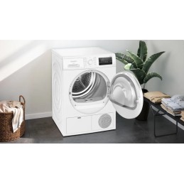 Siemens iQ300 WT43H004 sèche-linge Pose libre Charge avant 8 kg Blanc