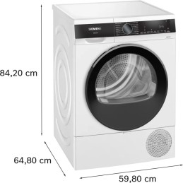 Siemens iQ500 WQ33G2D41 asciugatrice Libera installazione Caricamento frontale 9 kg Bianco