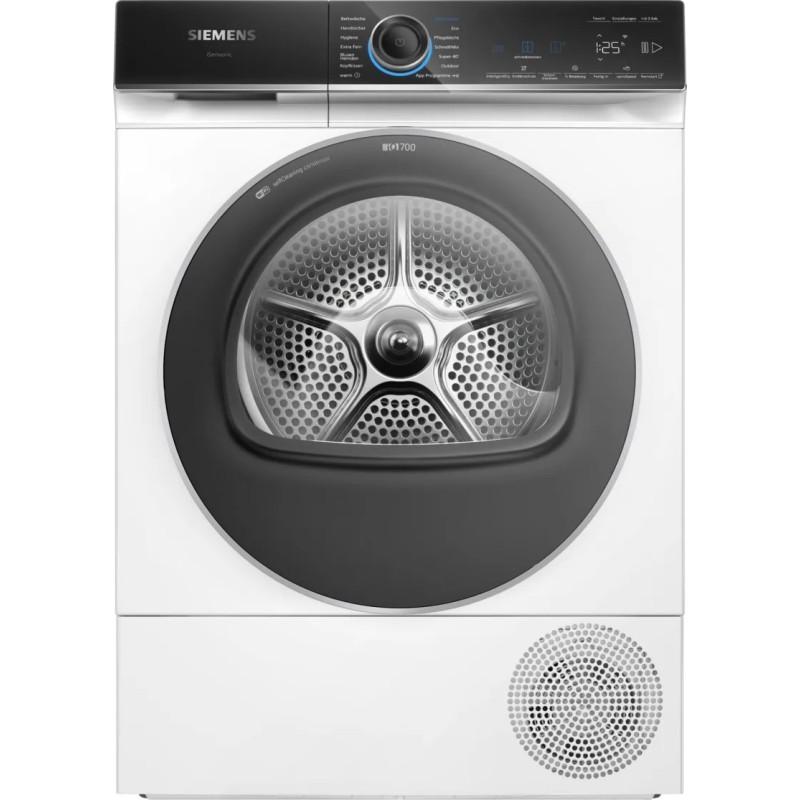 Siemens iQ700 WQ46B2D41 sèche-linge Pose libre Charge avant 9 kg Blanc Siemens iQ700 WQ46B2D41 sèche-linge Pose libre Charge avant 9 kg Blanc