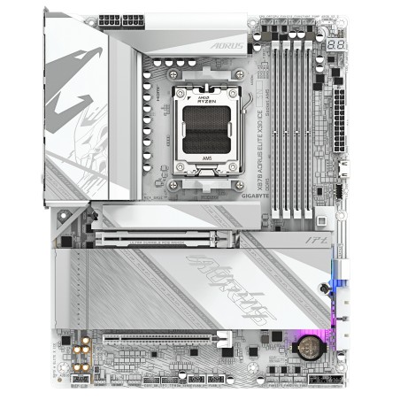 GIGABYTE X870 AORUS STEALTH Scheda Madre – Per AMD Ryzen 9000, DDR5 8200MHz, Wi-Fi 7, LAN 5GbE, USB 4 - 4