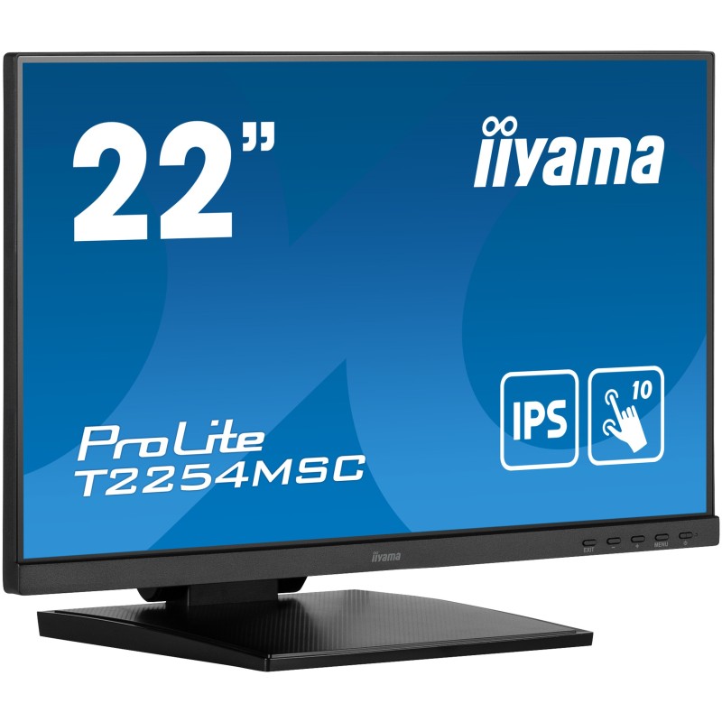 iiyama ProLite 21.5” (54.6 cm) P-CAP 10-Punkt Touchscreen-Monitor mit IPS-Panel-Technologie und Anti-Glare-Beschichtung iiyama ProLite 21.5” (54.6 cm) P-CAP 10-Punkt Touchscreen-Monitor mit IPS-Panel-Technologie und Anti-Glare-Beschichtung