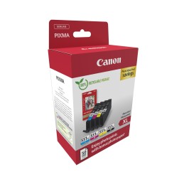 Canon 6443B008 cartuccia d'inchiostro 4 pz Originale Resa elevata (XL) Nero, Ciano, Magenta, Giallo Canon 6443B008 cartuccia d'inchiostro 4 pz Originale Resa elevata (XL) Nero, Ciano, Magenta, Giallo