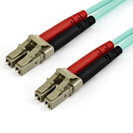 StarTech.com 450FBLCLC15 InfiniBand fibre optic cable 590.6" (15 m) LC Aqua color