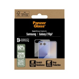 PanzerGlass ® Screen Protector Samsung Galaxy Z Flip7 | Classic Fit Pellicola proteggischermo trasparente 1 pz