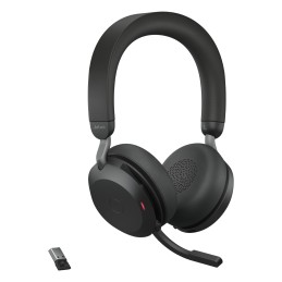 Jabra Evolve2 75 Headset Wireless Head-band Office Call center Bluetooth Black Jabra Evolve2 75 Headset Wireless Head-band Office Call center Bluetooth Black