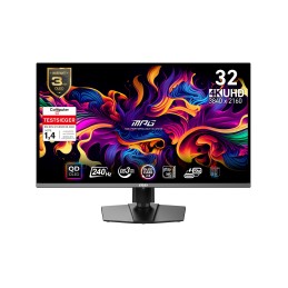 MSI MPG 321URXDE QD-OLED Monitor PC 80 cm (31.5") 3840 x 2160 Pixel 4K Ultra HD Nero