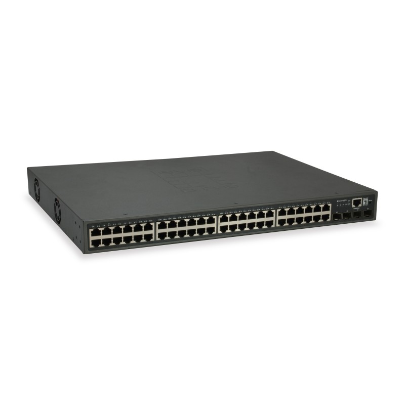 LevelOne GTP-5271 switch Gestionado L3 Gigabit Ethernet (10 100 1000) Energía sobre Ethernet (PoE) Gris