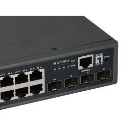 LevelOne GTP-5271 commutateur réseau Géré L3 Gigabit Ethernet (10 100 1000) Connexion Ethernet, supportant l'alimentation via
