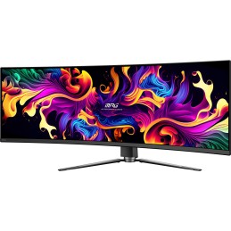 MSI MPG 491CQPXDE QD-OLED computer monitor 49" 5120 x 1440 pixels Dual QHD Black