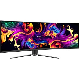 MSI MPG 491CQPXDE QD-OLED Computerbildschirm 124,5 cm (49") 5120 x 1440 Pixel Dual QHD Schwarz