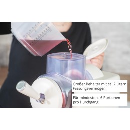 Unold 2in1-Slush und Softeismaschine Sofie 48950 2 L 150 W Unold 2in1-Slush und Softeismaschine Sofie 48950 2 L 150 W