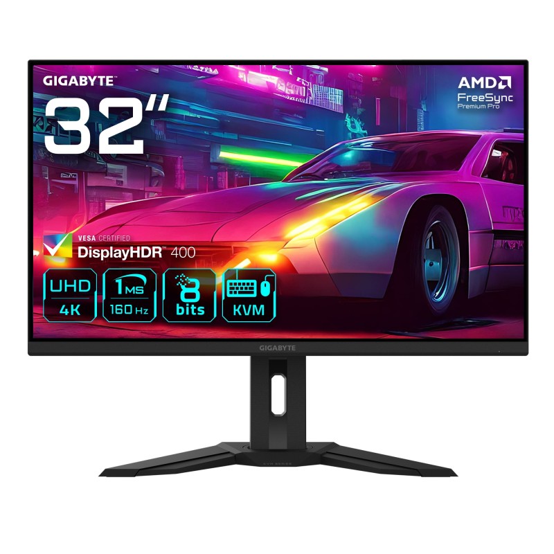 GIGABYTE M32UP 31.5" Monitor de juego UHD - 3840 x 2160, 160 Hz, 1 ms, 350 cd m², AMD FreeSync Premium Pro, DisplayHDR 400, GIGABYTE M32UP 31.5" Monitor de juego UHD - 3840 x 2160, 160 Hz, 1 ms, 350 cd m², AMD FreeSync Premium Pro, DisplayHDR 400,