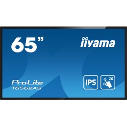 iiyama T6562AS-B1 Monitor PC 163,8 cm (64.5") 3840 x 2160 Pixel 4K Ultra HD LED Touch screen Nero iiyama T6562AS-B1 Monitor PC 163,8 cm (64.5") 3840 x 2160 Pixel 4K Ultra HD LED Touch screen Nero