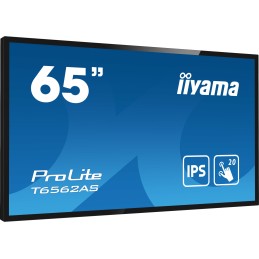 iiyama T6562AS-B1 Monitor PC 163,8 cm (64.5") 3840 x 2160 Pixel 4K Ultra HD LED Touch screen Nero iiyama T6562AS-B1 Monitor PC 163,8 cm (64.5") 3840 x 2160 Pixel 4K Ultra HD LED Touch screen Nero