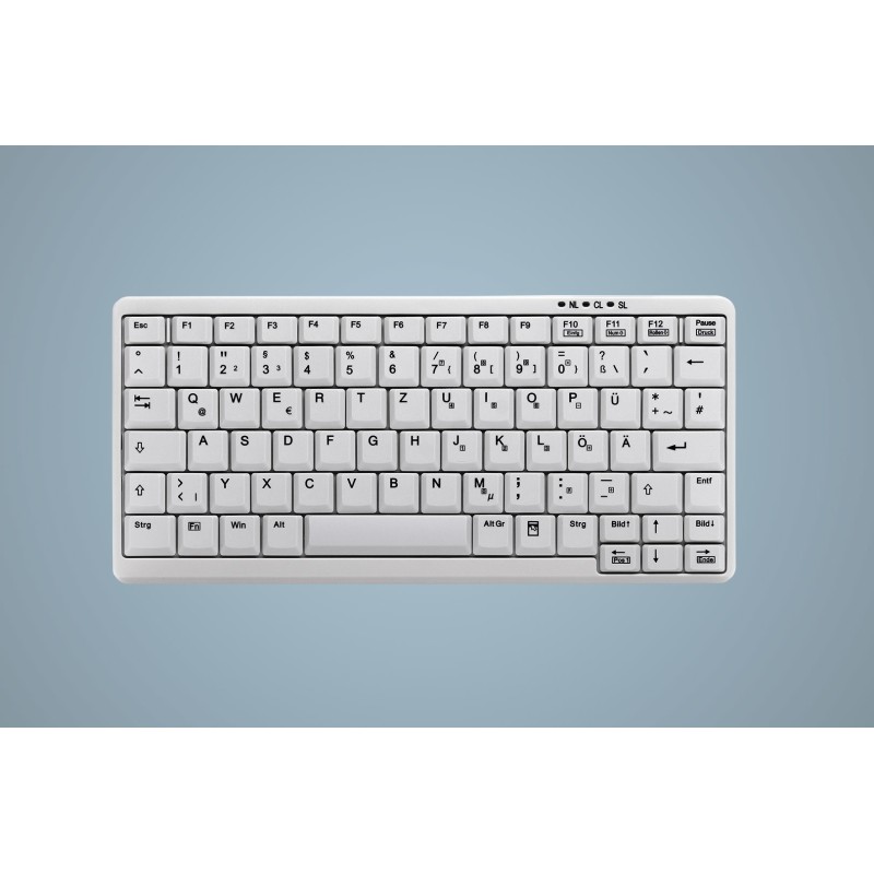 Contour Design Active Key AK-4100-U-W GE tastiera Assistenza USB QWERTZ Tedesco Bianco