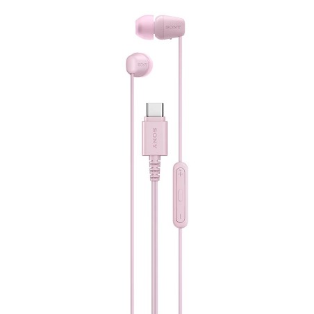 Sony IER-EX15C Auriculares Alámbrico Dentro de oído Llamadas Música USB Tipo C Rosa
