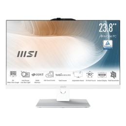 MSI Modern AM242TP 1M-1208DE All-in-One PC Intel Core 3 100U 60,5 cm (23.8") 1920 x 1080 Pixeles Pantalla táctil PC todo en uno