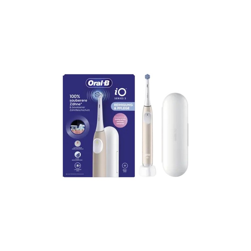 Oral-B 2 iO Adulto Spazzolino a vibrazione Rosa, Bianco