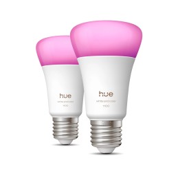 Philips Hue White and Color ambiance A60 – Smarte Lampe E27 – 1100 lm