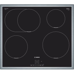 Bosch Serie 4 PIF645BB5E piano cottura Nero Da incasso 60 cm Piano cottura a induzione 4 Fornello(i)