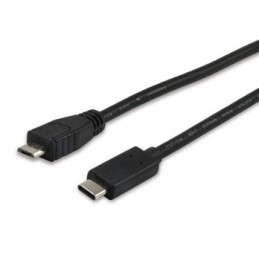 Equip 12888407 USB cable USB 2.0 39.4" (1 m) Micro-USB B USB C Black