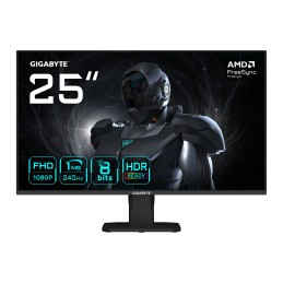 GIGABYTE GS25F2A Moniteur Gaming 25" FHD - 1920 x 1080, 240Hz, 1ms, 300 cd m², Display HDR 10, HDMI 2.0, DisplayPort 1.4