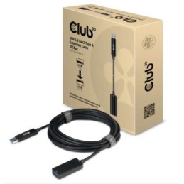 CLUB3D CAC-1411 USB cable USB 3.2 Gen 2 (3.1 Gen 2) 196.9" (5 m) USB A Black