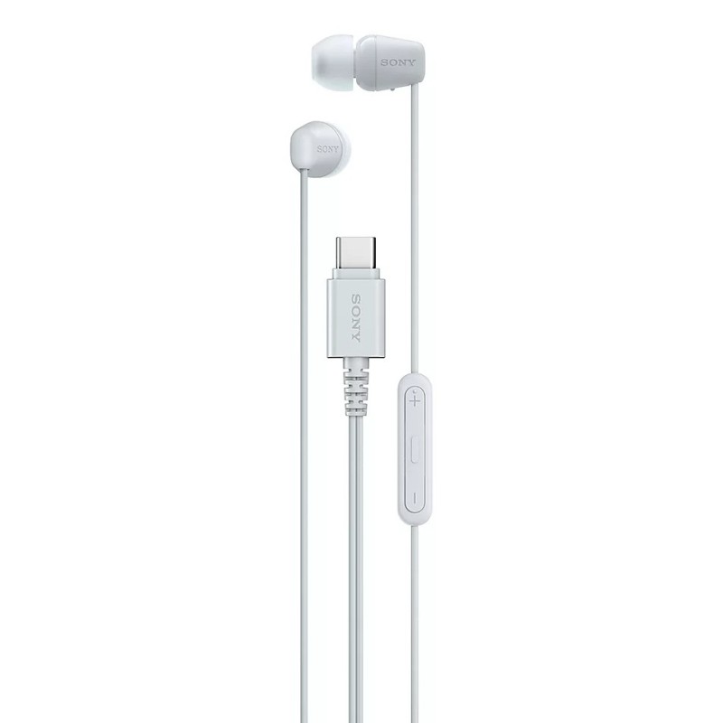 Sony IER-EX15C Kopfhörer Kabelgebunden im Ohr Anrufe Musik USB Typ-C Weiß