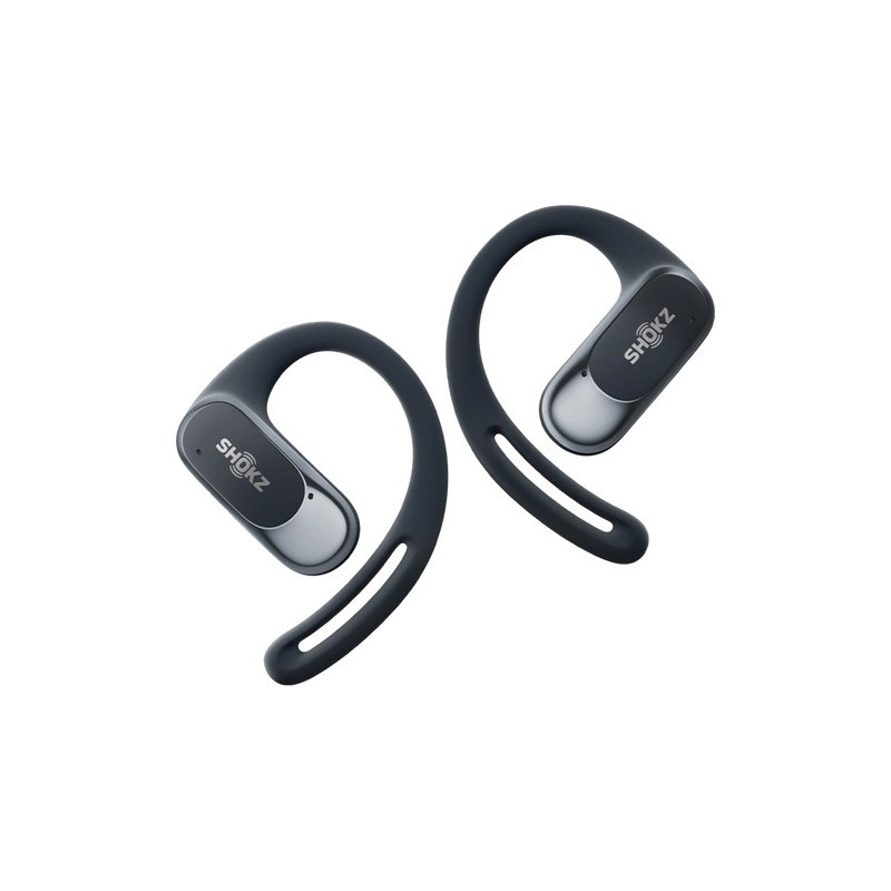 SHOKZ OpenFit Air Headset Wireless Ear-hook Calls Music Sport Everyday Bluetooth Black