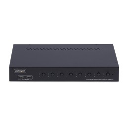 StarTech.com 8 Port DisplayPort KVM Switch, 1HE Rackmount Satz, 4K 60Hz DP 1.2, KVM Umschalter, Taste Hotkey, Displayport