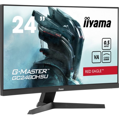 iiyama G-MASTER GC2480HSU-B1 Monitor PC 59,9 cm (23.6") 1920 x 1080 Pixel Full HD LED Nero